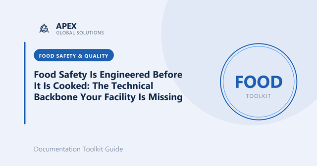 Food Safety Is Engineered Before It Is Cooked: The Technical Backbone Your Facility Is Missing