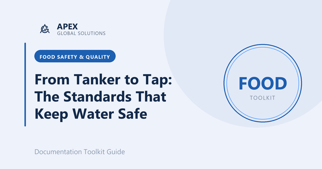 From Tanker to Tap: The Standards That Keep Water Safe