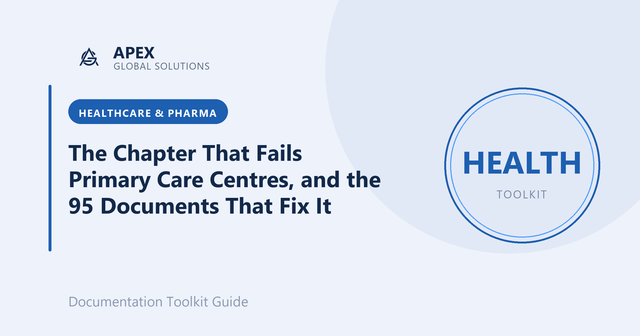 The Chapter That Fails Primary Care Centres, and the 95 Documents That Fix It