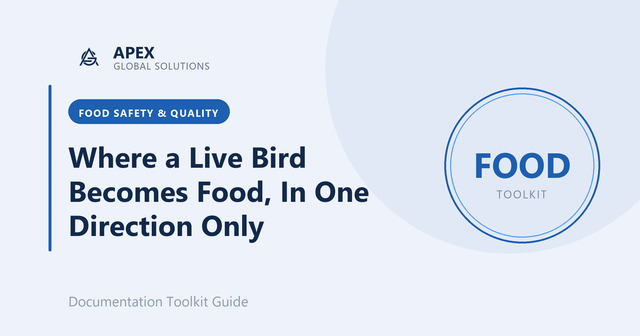 Where a Live Bird Becomes Food, In One Direction Only