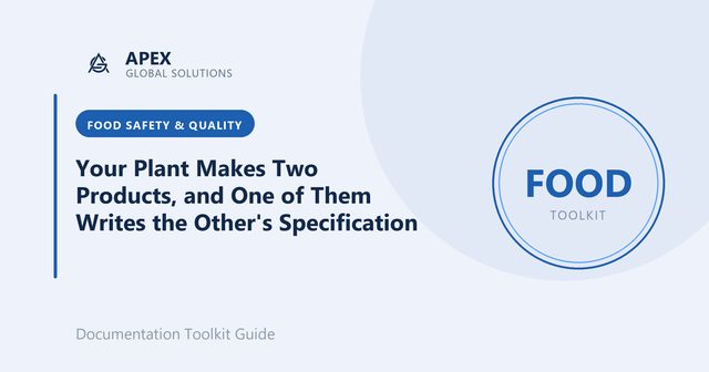 Your Plant Makes Two Products, and One of Them Writes the Other's Specification