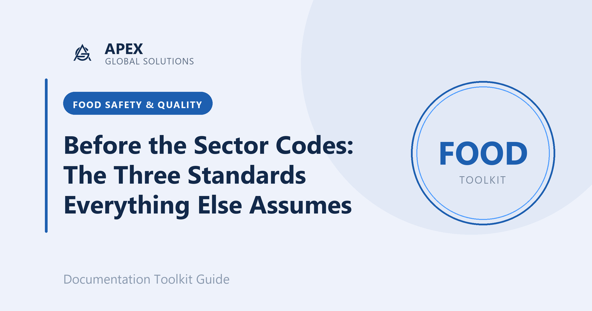 Before the Sector Codes: The Three Standards Everything Else Assumes