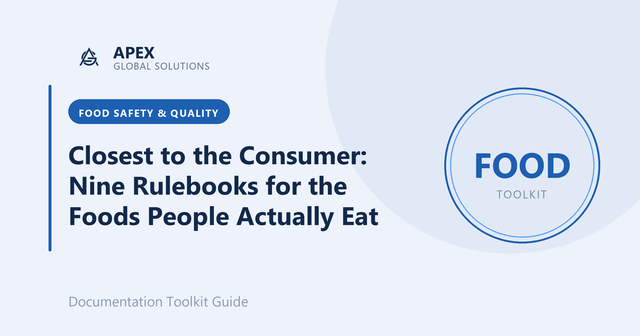 Closest to the Consumer: Nine Rulebooks for the Foods People Actually Eat