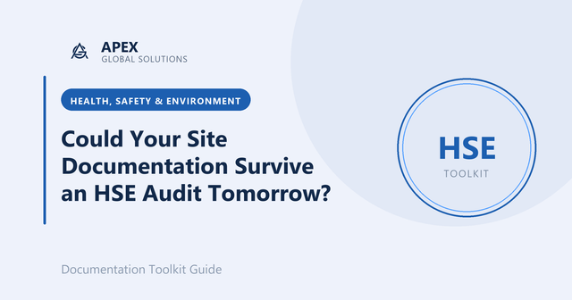 Could Your Site Documentation Survive an HSE Audit Tomorrow?
