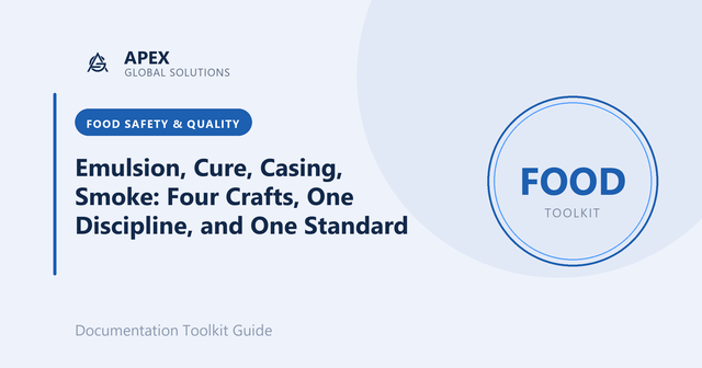 Emulsion, Cure, Casing, Smoke: Four Crafts, One Discipline, and One Standard