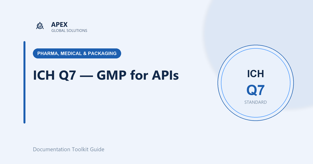 ICH Q7 Explained: GMP for Active Pharmaceutical Ingredients
