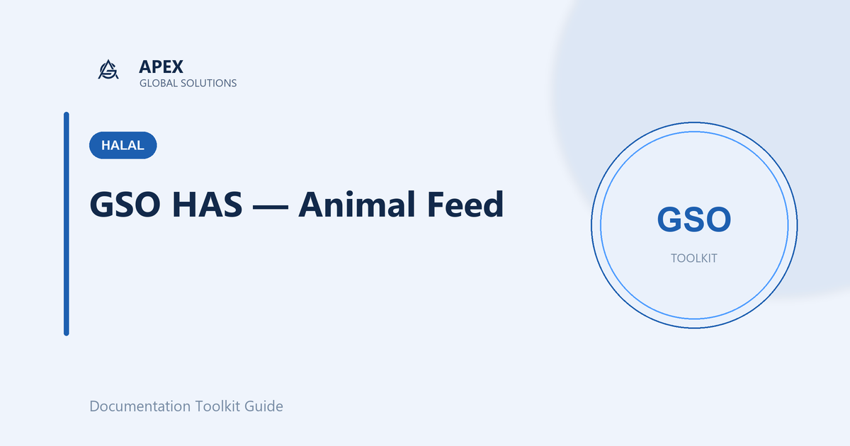 What is a GSO Halal Assurance System for Animal Feed? A Complete Overview