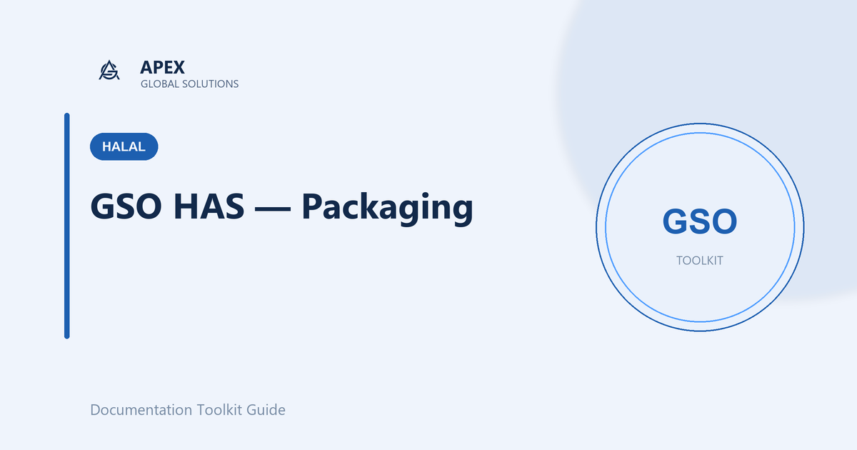 Does Packaging Need Halal Assurance? Understanding the GSO HAS for Packaging Manufacturers