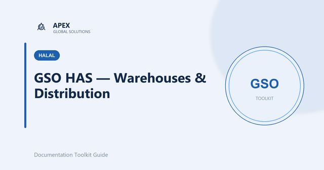 Protecting Halal Integrity in the Supply Chain: A Guide to the GSO HAS for Warehouses & Distribution