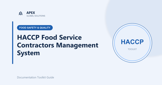 What Does a Certification-Ready HACCP System Look Like for Food Service Contractors?