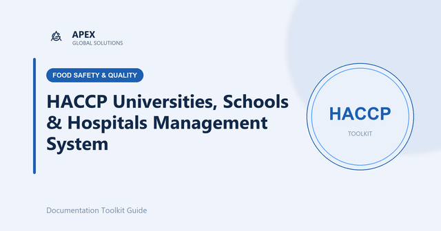 HACCP for Universities, Schools and Hospitals: Food Safety as a Duty of Care