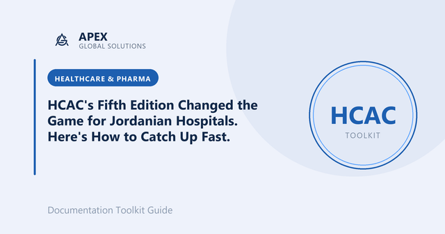 HCAC's Fifth Edition Changed the Game for Jordanian Hospitals. Here's How to Catch Up Fast.