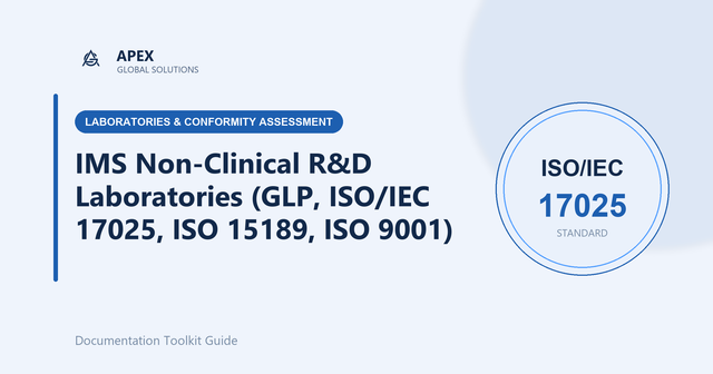 GLP and Beyond: The Integrated Management System for Non-Clinical R&D Laboratories