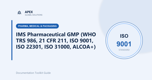 Pharmaceutical GMP Under WHO TRS 986 and 21 CFR Part 211: A Complete Implementation Guide