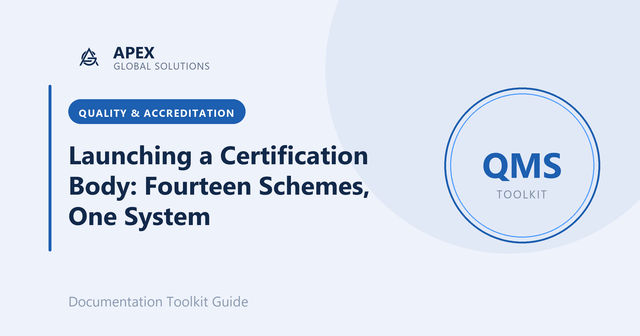 Launching a Certification Body: Fourteen Schemes, One System