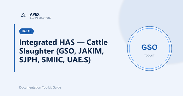 The Integrated HAS for Cattle Slaughter: Meeting GSO, JAKIM, SJPH, SMIIC and UAE.S Requirements with One System