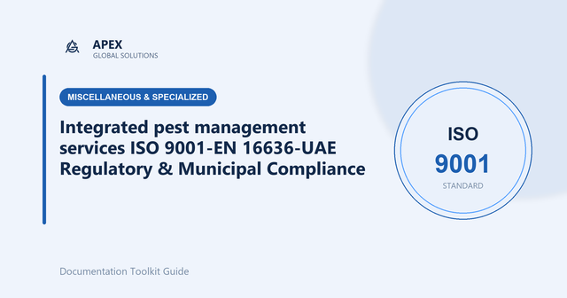 Running a Compliant Pest Management Business in the UAE: ISO 9001, EN 16636 and Municipal Requirements Explained