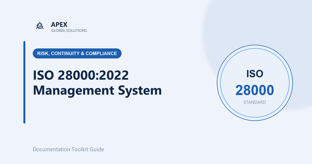 ISO 28000:2022 — Securing the Supply Chain from End to End