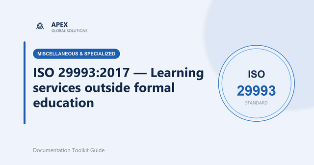 What Is ISO 29993? A Complete Guide to Quality in Non-Formal Learning Services