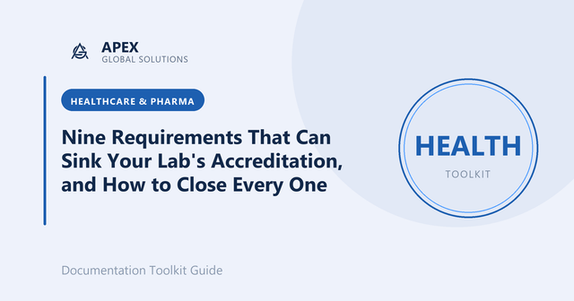 Nine Requirements That Can Sink Your Lab's Accreditation, and How to Close Every One