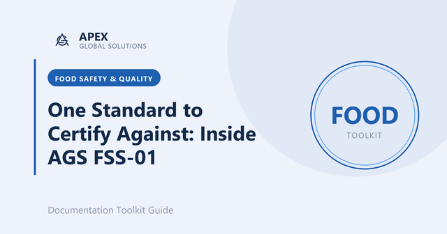 One Standard to Certify Against: Inside AGS FSS-01