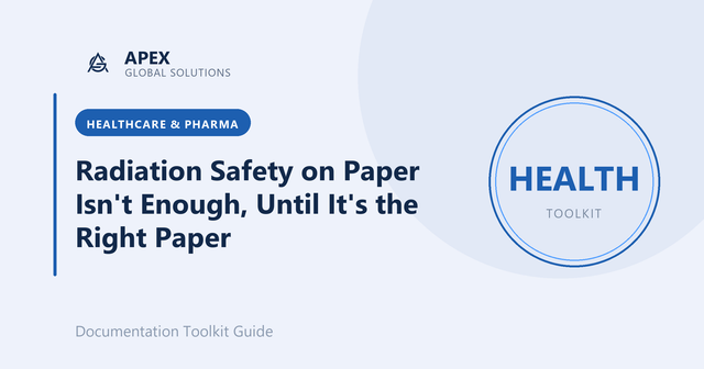 Radiation Safety on Paper Isn't Enough, Until It's the Right Paper