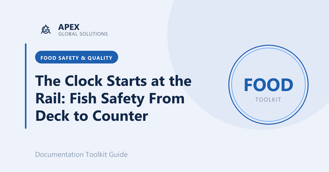 The Clock Starts at the Rail: Fish Safety From Deck to Counter