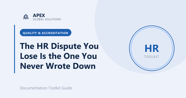 The HR Dispute You Lose Is the One You Never Wrote Down