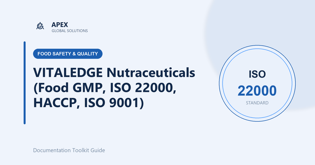 Building Compliance in Nutraceuticals: A Guide to GMP, ISO 22000, HACCP and ISO 9001 for Supplement Manufacturers