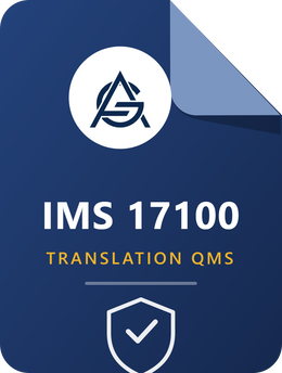 IMS Quality & Translation Services (ISO 9001, ISO 17100)